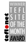 TEFL site of the month logo (April 2015)